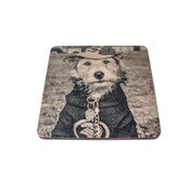USC Tirebiter Vintage Wooden Coaster